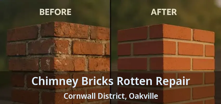 Chimney Bricks Rotten Repair Cornwall District, Oakville - ON