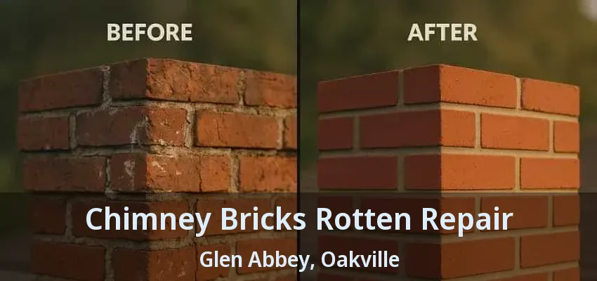 Chimney Bricks Rotten Repair Glen Abbey, Oakville - ON
