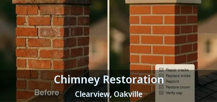 Chimney Restoration Clearview, Oakville - ON