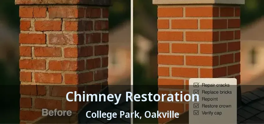 Chimney Restoration College Park, Oakville - ON