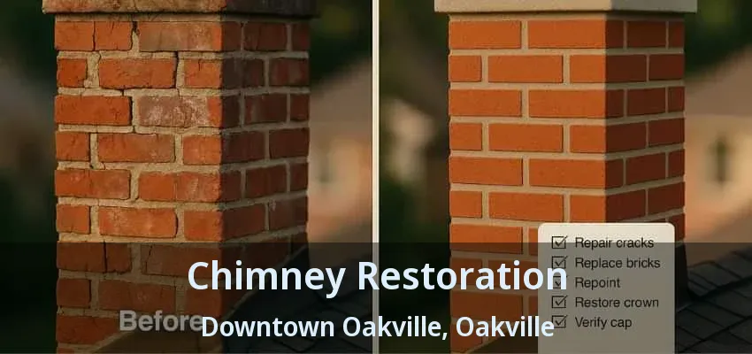 Chimney Restoration Downtown Oakville, Oakville - ON