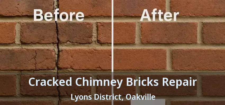 Cracked Chimney Bricks Repair Lyons District, Oakville - ON
