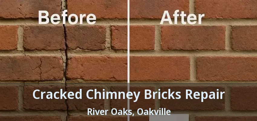 Cracked Chimney Bricks Repair River Oaks, Oakville - ON