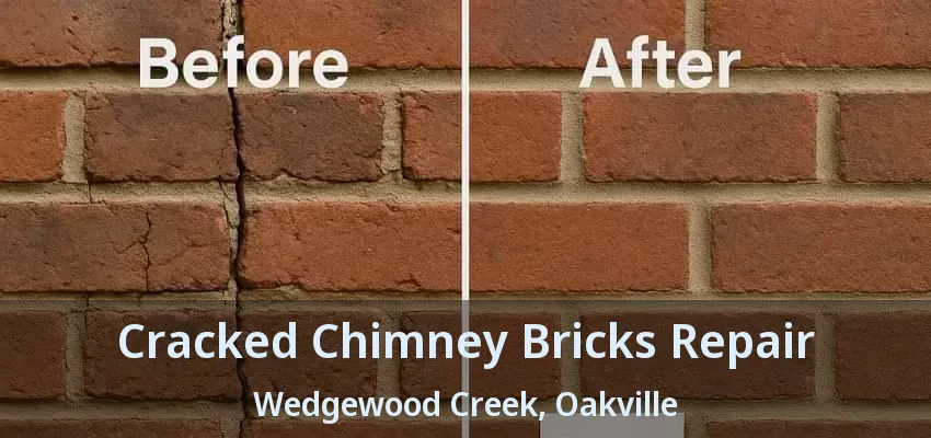 Cracked Chimney Bricks Repair Wedgewood Creek, Oakville - ON