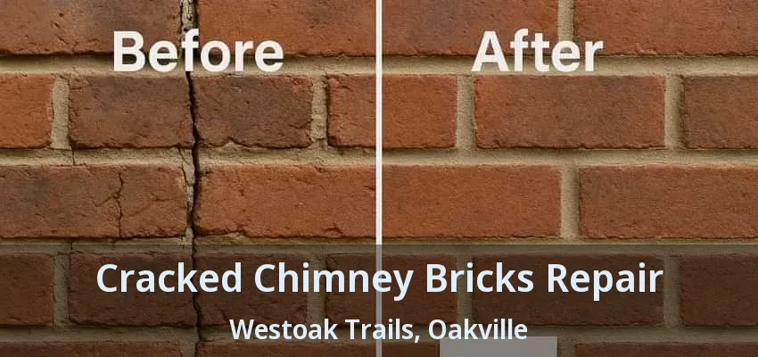Cracked Chimney Bricks Repair Westoak Trails, Oakville - ON