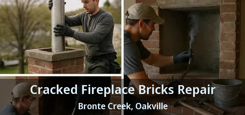 Cracked Fireplace Bricks Repair Bronte Creek, Oakville - ON