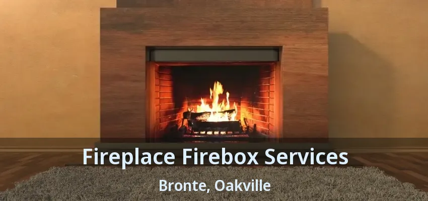 Fireplace Firebox Services Bronte, Oakville - ON